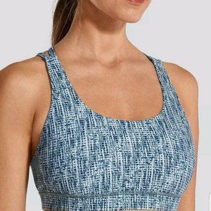 Women's Workout Yoga Strappy Wirefree Sports Bra